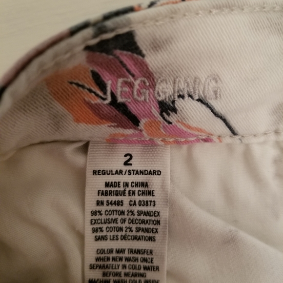 American Eagle Floral Print Stretch Jegging - Picture 3 of 8